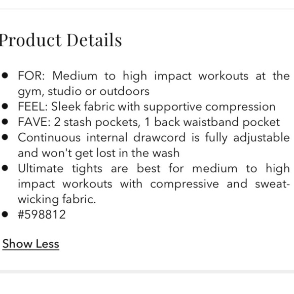 Athleta Ultimate Stash Pocket Printed Capri leggings tights white gray XS - Picture 4 of 12